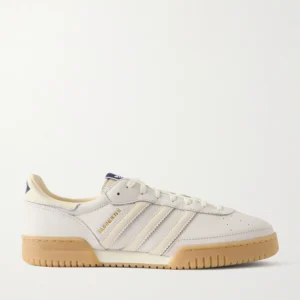 Off-white adidas sneakers in leather