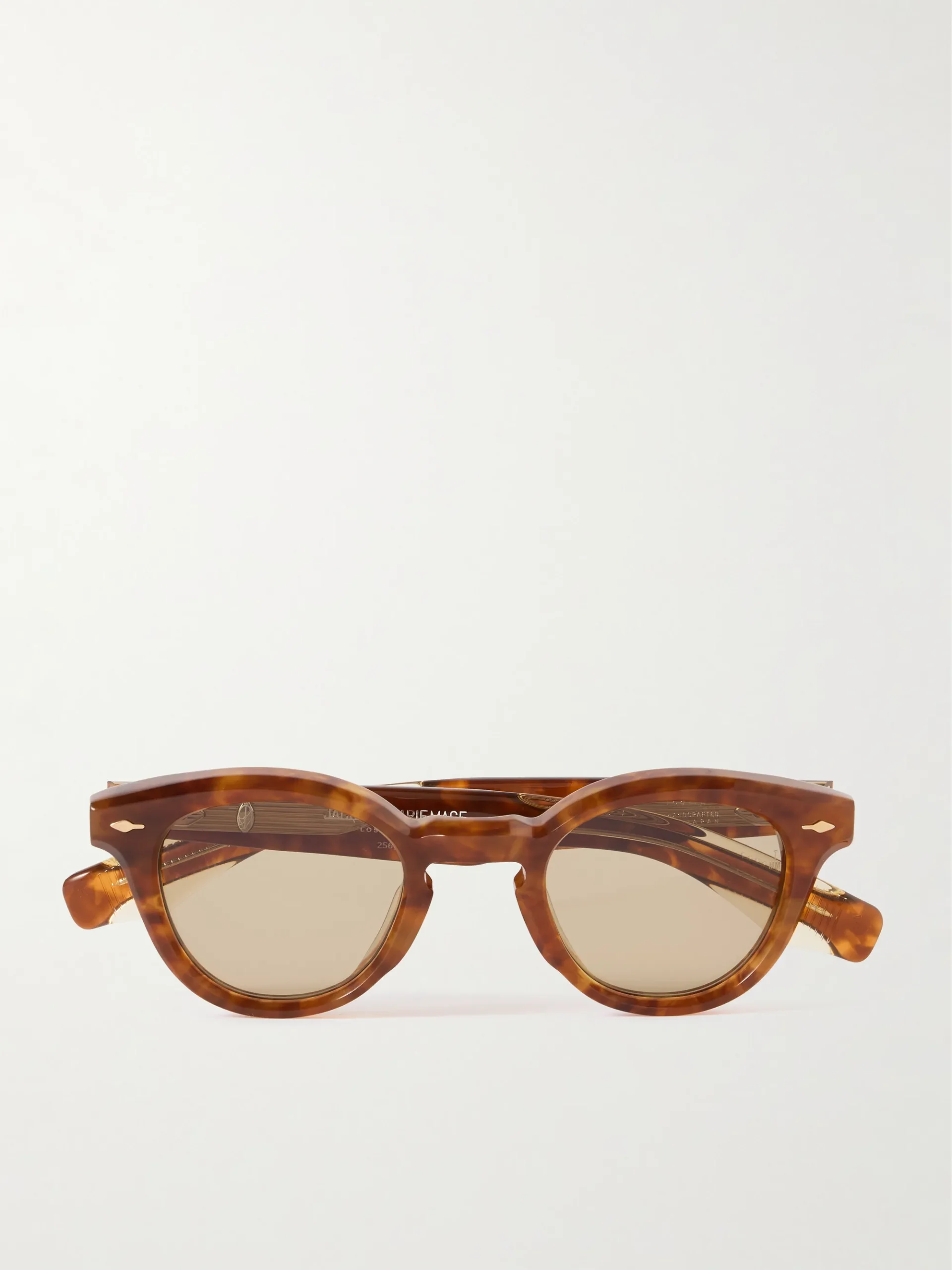 Clemens Round-Frame Tortoiseshell Acetate Sunglasses